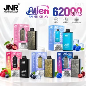 Alternative view of JNR – Alien Mega 62K – Disposable Vape – 2% Nicotine
