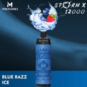 Mosmo Storm X Disposable Vape - 12K Puffs - Shisha Vape - Blue Razz Ice